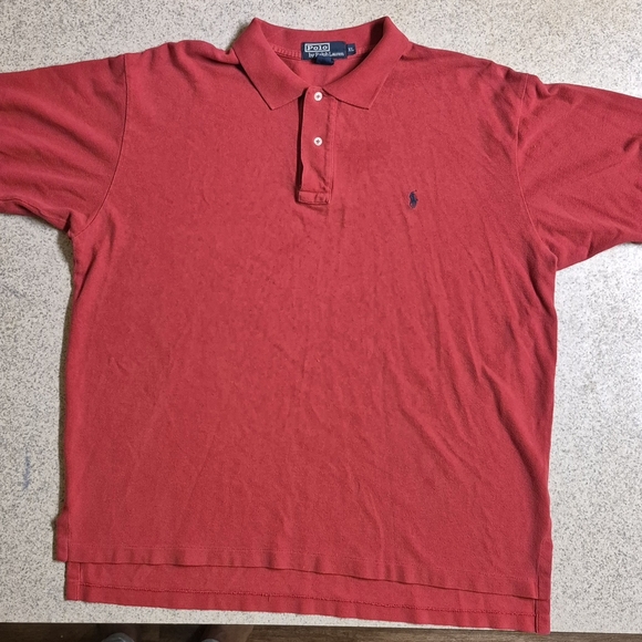 Polo by Ralph Lauren Men's Classic Red Polo Shirt - Picture 1 of 3